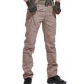 Per uomo Pantaloni Cargo Pantaloni da escursionismo Pantaloni Tattici Militare Esterno Ripstop Antivento Asciugatura Rapida Multi tasche Pantaloni Nero Verde Cotone S M L XL XXL