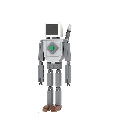 skibidi toilette super titan sound man set da costruzione creativo carino blocchi da costruzione kit per bambini regali per bambini (415 pezzi) per regali di natale