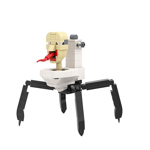 skibidi toilette super titan sound man set da costruzione creativo carino blocchi da costruzione kit per bambini regali per bambini (415 pezzi) per regali di natale