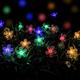 luci stringa solare esterna 2 pezzi 1 pz 8 modelli fiore di ciliegio 6.5m 30 led luce solare stringa per la decorazione del giardino di casa 5m 20 led luci fata festa di natale impermeabile lampada