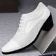 scarpe eleganti da uomo in vernice – eleganti scarpe oxford formali con lacci e tacco a blocco per le occasioni speciali