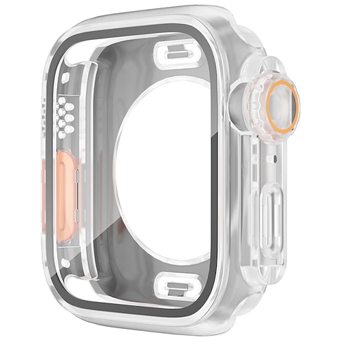 Guarda caso Compatibile con Apple Watch Series 8 7 41mm 45mm / Series 6 5 4 SE 40mm 44mm / Series 3 2 1 38mm 42mm Resistente ai graffi Tutto intorno protettivo HD chiaro Vetro temperato / PC Guarda