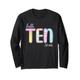 Kid Hello Ten Est 2014 Tee Jungen Mädchen Tie Dye 10. Geburtstag Langarmshirt