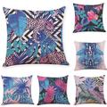 1 set di 6 pezzi fodera per cuscino serie botanica decorativo federa per cuscino casa divano cuscino decorativo per esterno/interno per divano divano letto poltrona