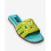 Boston Proper - Green Blue - Slide Sandal - 6.5