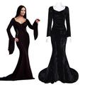 Retrò Vintage Punk Gotico Steampunk Vestito Abiti a sirena Taglie Forti Normale Strega Morticia Addams Costume Per donna Ragazze Fantasia Notte di Valpurga Halloween Carnevale Mascherata Festa