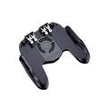 controller di gioco mobile con presa usb con ventola di raffreddamento per pubg/call of duty/fotnite [funzionamento a 6 dita] grilletto controller mobile gamepad con impugnatura da gioco per telefono