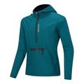 wosawe uomini giacca da ciclismo giacca a vento impermeabile giacca antipioggia riflettente giacche da corsa bike con cappuccio impacchettabile impermeabile top leggero traspirante resistente ai