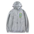 Per uomo Stampa Manica lunga Felpe Con cappuccio Fantastico Originale Inverno Un grigio Un bianco Un nero Abbigliamento progettista Plus Size S M L XL XXL XXXL