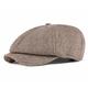 Per uomo Berretto cappello Beretti newsboy Nero Cachi Cotone Stampa Semplice La moda degli anni '20 Vacanze Strada Da giorno Fine settimana Banda Portatile Comfort Di tendenza