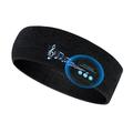 bluetooth fascia altoparlanti hd z3 bluetooth 5.0 cuffie senza fili della fascia elegante fascia grigia auricolare per il fitness all'aperto fascia musicale movimento a maglia per il regalo di natale