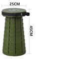 Sgabello pieghevole retrattile sgabello collassabile aggiornato sgabello telescopico portatile sgabelli pieghevoli per adulti sgabello telescopico portatile per campeggio giardinaggio pesca attività