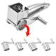 1/2/3/4 tamburi lame grattugia rotativa per formaggio affettatrice per formaggio in acciaio inox trituratore per formaggio burro dado taglierina rotazione manuale multifunzionale macinino per