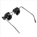 20 lenti di ingrandimento a led, doppio occhio, gioielli, orologi, strumenti di riparazione, lampada, occhiali, lente d'ingrandimento
