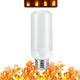 lampadina a fiamma a led e27 effetto fiamma dinamico fuoco e14 luce luce a led lampeggiante 3/5/7/9w 110v-220v illuminazione domestica simulazione luce della fiamma induzione di gravità effetto fiamma