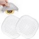 2pc scarico raccoglitore per capelli con ventosa resistente silicone quadrato coperchio di scarico per doccia anti-intasamento del lavandino copertura del pavimento scarico doccia filtro per uscita