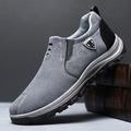 Per uomo Mocassini e Slip-Ons Scarpe scamosciate Mocassini in cuoio Scarpe comfort Informale Esterno Giornaliero Similpelle Traspirante Mocassino Nero Marrone Grigio Primavera Autunno