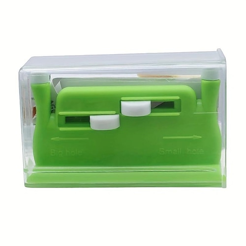 1pc strumento infila ago automatico macchina manuale per cucire dispositivo automatico per filo a doppia testa, filo per ago multifunzionale a doppia testa, macchina per infilare ago per cucire a mano