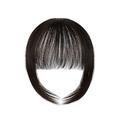 clip in bangs estensioni dei capelli frangia naturale clip-on davanti ordinata frangia wispy tempio un pezzo parrucchino accessorio per le donne