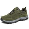 Per uomo scarpe da ginnastica Scarpe da ginnastica Scarpe da trekking Escursionismo Footing Esterno Giornaliero PU Antiscivolo Con lacci intrecciali Grigio scuro Verde militare Marrone Primavera