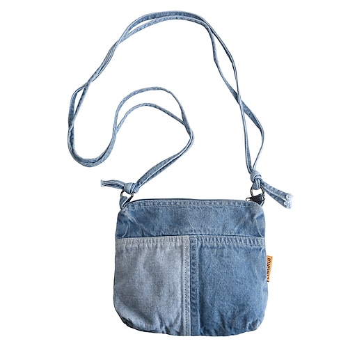 borsa a tracolla vintage in denim – borsa a tracolla casual leggera per donna, borsa a tracolla alla moda per tutti i giorni