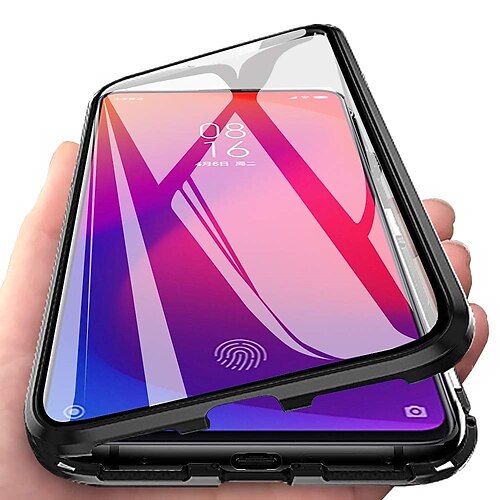 telefono Custodia Per Samsung Galaxy S25 S24 S23 Ultra Plus S22 Plus Ultra A14 A34 A54 A53 A33 A13 Custodia ad adsorbimento magnetico con Proteggi Schermo Trasparente Magnetico Trasparente Vetro