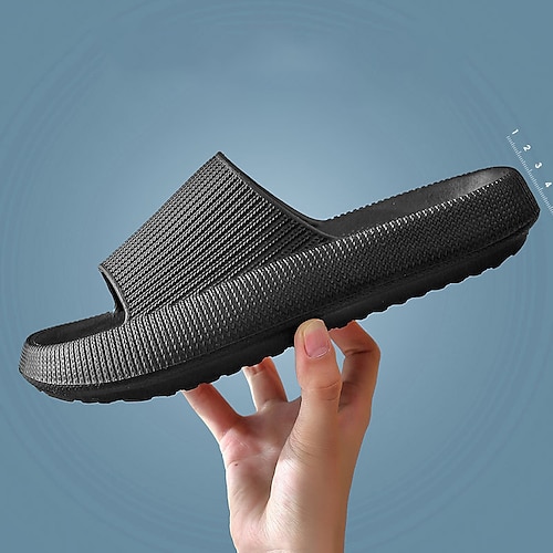 pantofole da donna pantofole con plateau da donna estate spiaggia eva suola morbida sandali scorrevoli per il tempo libero uomo donna bagno interno scarpe antiscivolo pantofole