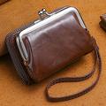 2023 nuovo portafoglio da donna retrò in vera pelle con rivetto corto con cerniera porta carte di credito portafogli con pochette per monete femminili borsa per soldi