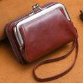 2023 nuovo portafoglio da donna retrò in vera pelle con rivetto corto con cerniera porta carte di credito portafogli con pochette per monete femminili borsa per soldi