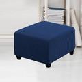 fodera per pouf elasticizzata fodere per pouf quadrate protezione per mobili sgabello pieghevole protezione per mobili fodera morbida con fondo elastico