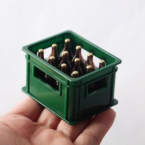 1:12 puppenhaus simulation mini echt bier box getränk box kreative simulation dekoration zubehör