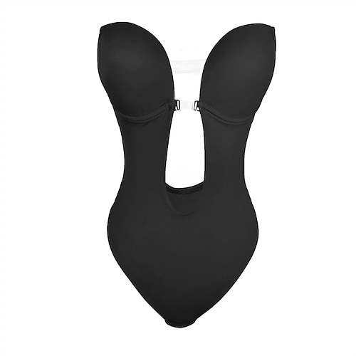 Frauen bodys rückenfrei bauch kontrolle push-up hochzeit party partyamp;Abendclub Sport Überbrustkorsett Reine Farbe Home Outfits Image
