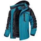 Herren Wanderjacke Skijacke Regenjacke Windjacke Sport Natur Campen und Wandern warm Fleece-Futter Winter Herbst Feste Farbe Denim Blue Schwarz Rote Königliches Blau Blau Jacken