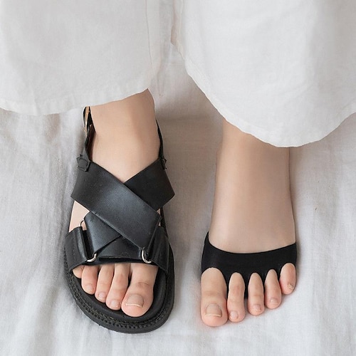 Vorfußpolster Wabenstoff, High Heels unsichtbare Socken Vorfußschutz Vorfußpolster Zehenschutz High Heels Zeheneinsätze Schuheinlagen Image