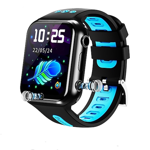 696 W5PRO Smartwatch 1.83 Zoll Kinder-Smartwatch-Telefon Bluetooth 4G Schrittzähler Anruferinnerung Wecker Kompatibel mit Android iOS Kinder GPS Freisprechanlage Kamera IP 67 41mm Uhrengehäuse