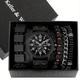 Keller Weber 5-teiliges Uhren-Armband-Set, luxuriöse Herren-Quarz-Armbanduhren, Lederband, modische Freizeituhr für Männer, Geschenk für Freund