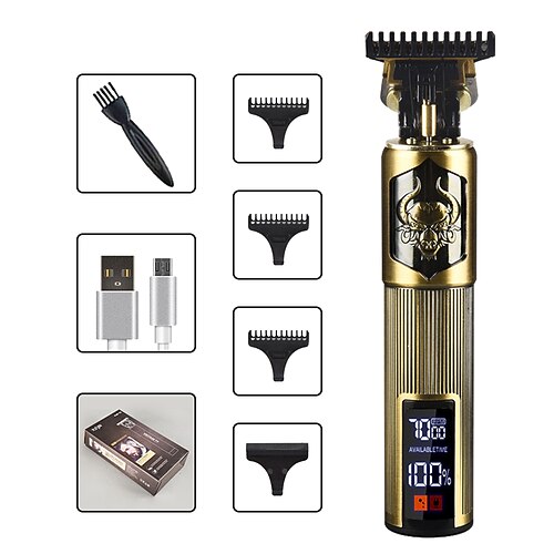 T9 USB elektrische Haarschneidemaschine professioneller Herrenrasierer Trimmer wiederaufladbarer Barttrimmer Friseur Haarschneidewerkzeuge Valentinstagsgeschenk Image