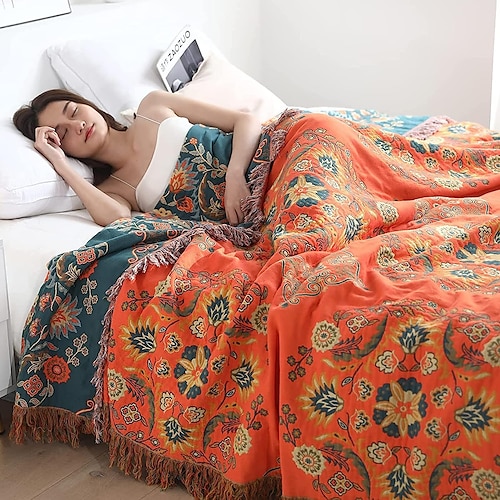 Sofabezug, Sofadecke, Baumwollquaste, Couchbezug, Couchschutz, Sofabezug, waschbar, für Sessel, Zweisitzer, 3-Sitzer, 4-Sitzer, Sofa in L-Form Image