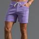 Herren Sportliche Shorts Aktive Shorts Sweatshorts Kurze Hose Tasche Glatt Komfort Atmungsaktiv Outdoor Täglich Ausgehen 100% Baumwolle Modisch Brautkleider schlicht Graues Grün Gras-Grün