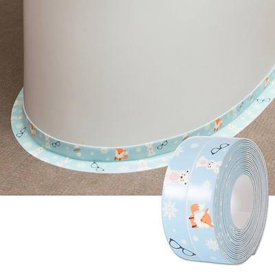 1 Rolle wasserdichter, schimmelresistenter WC-Dichtungsstreifen, selbstklebendes Dichtungsband für das Badezimmer, wasserfestes Klebeband für das Badezimmer gegen Feuchtigkeit und Schimmel, schöne Image