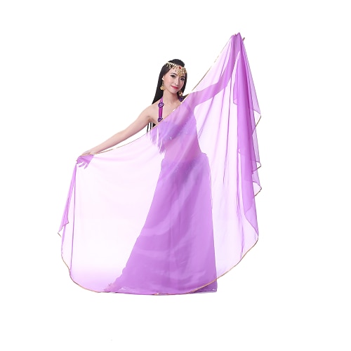 Bauchtanz-Accessoires, Schleier, Handschal, Performance-Chiffonschal, mehrfarbige Übungsrequisiten für Damen