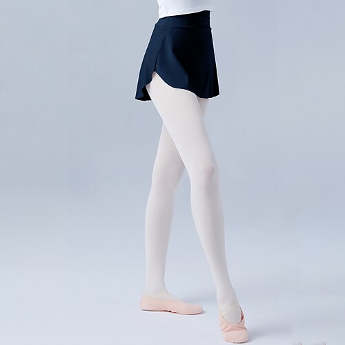 Ballett Sportkleidung Röcke Pure Farbe Farbaufsatz Damen Leistung Ausbildung Hoch Nylon Image