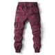 Herren Cargohose Cargohosen Cargohose Hose Hosen Taktisch Kordelzug Elastische Taille Multi Pocket Glatt Atmungsaktiv Draussen In voller Länge Casual Täglich Baumwolle Brautkleider schlicht Taktisch