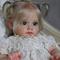 22 Zoll Lebensechte Puppe Baby Kleinkind Spielzeug Wiedergeborene Kleinkind-Puppe Puppe Wiedergeborene Babypuppe Baby Kleine Wiedergeborene Babypuppe Neugeborenes lebensecht Geschenk Handgefertigt