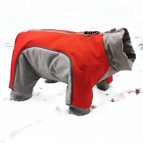 Hund Mäntel Jacke Fleeceweste Klassicher Stil Winter Warm Atmungsaktiv Outdoor Alltagstauglich Hundebekleidung for Husky Alaskan Malamute Golden Retriever Corgi Buldogge Image