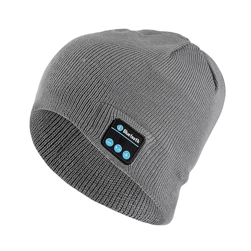 Schlafkopfhörer Stereo Bluetooth Kabelloses Smart Beanie Headset Musikalische Strickkopfhörer Lautsprecher Mütze Freisprechanzug Mit integriertem Mikrofon Valentinstagsgeschenk Image