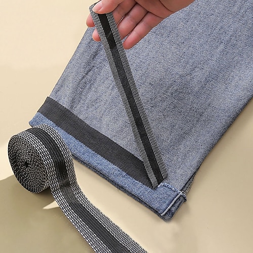 Selbstklebende Hosenpaste zum Aufbügeln von Hosenkanten zum Verkürzen von Reparaturhosen für Jeanskleidung und Jeanshosenbekleidung zum Selbernähen Image