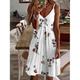 Damen Mini Kleid Lässiges Kleid Petite Kleid Sommerkleid Basic Sexy Lässig Urlaub Alltag Feiertag Regelmäßige Passform Herz LOVE Obst Ärmellos V-Ausschnitt Spaghettiträger Ananas Blumen
