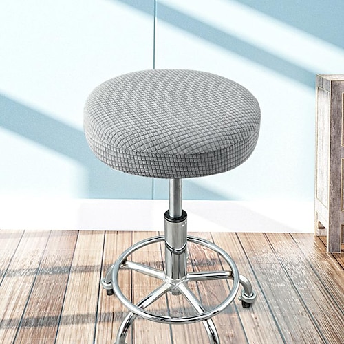 runde Barhocker-Sitzbezüge Stuhlhussen waschbare Hockerkissen-Schonbezüge elastische Barstuhlbezüge für Kaffeeparty-Bar-Restrant Image