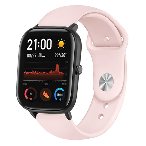 Uhrenarmband für Amazfit GTS 4,4mini, 3,2,2mini, 2e, GTR 42mm, Bip U Pro, U, 3 Pro, 3, S lite, S, lite Weiches Silikon Ersatz Gurt Sportarmband Armband Image